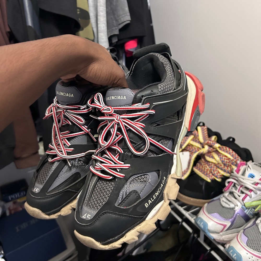 Balenciaga Black & Red Tracks
